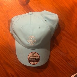 New Blue Linville Gold Club Imperial Small Fit UPF 50+ Adjustable Polyester Hat